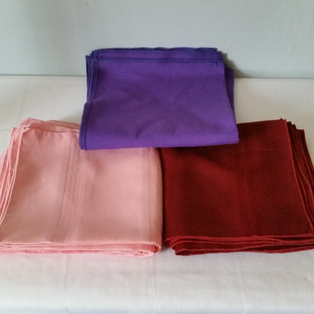Set of 12 Vintage Cloth Napkins